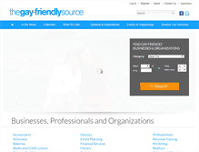 Tablet Screenshot of gayfriendlysource.com